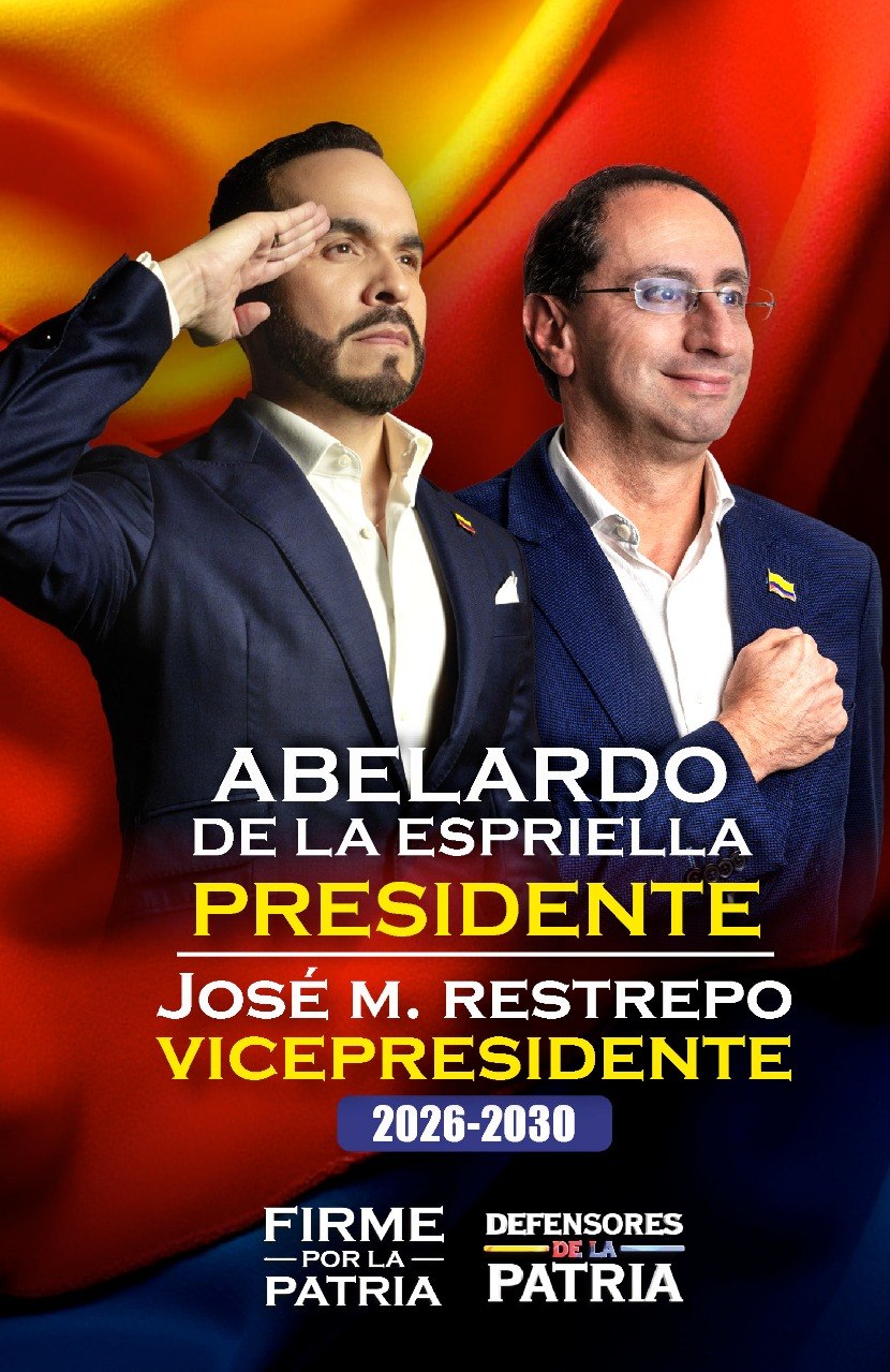 Pieza vertical de la fórmula presidencial